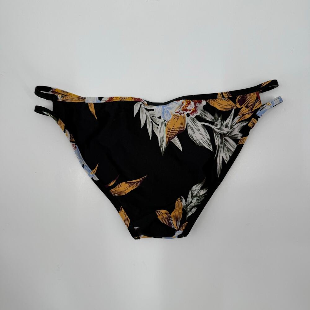 Volcom Bikini Bottom SZ Extra Small Simply Ink Tropakill Hipster NWT Floral Full - Picture 5 of 16